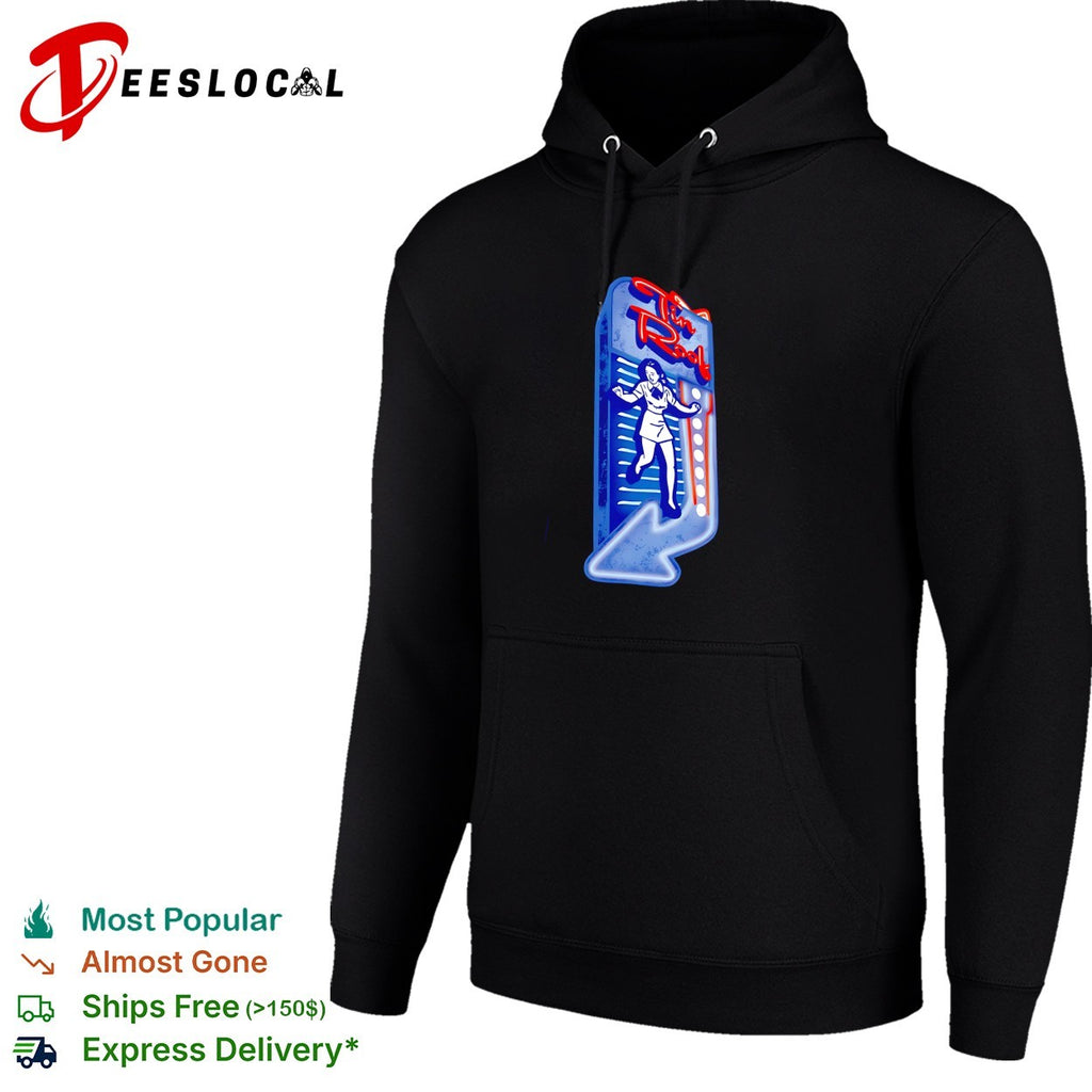 Tin Roof neon sign dancing woman bar shirt