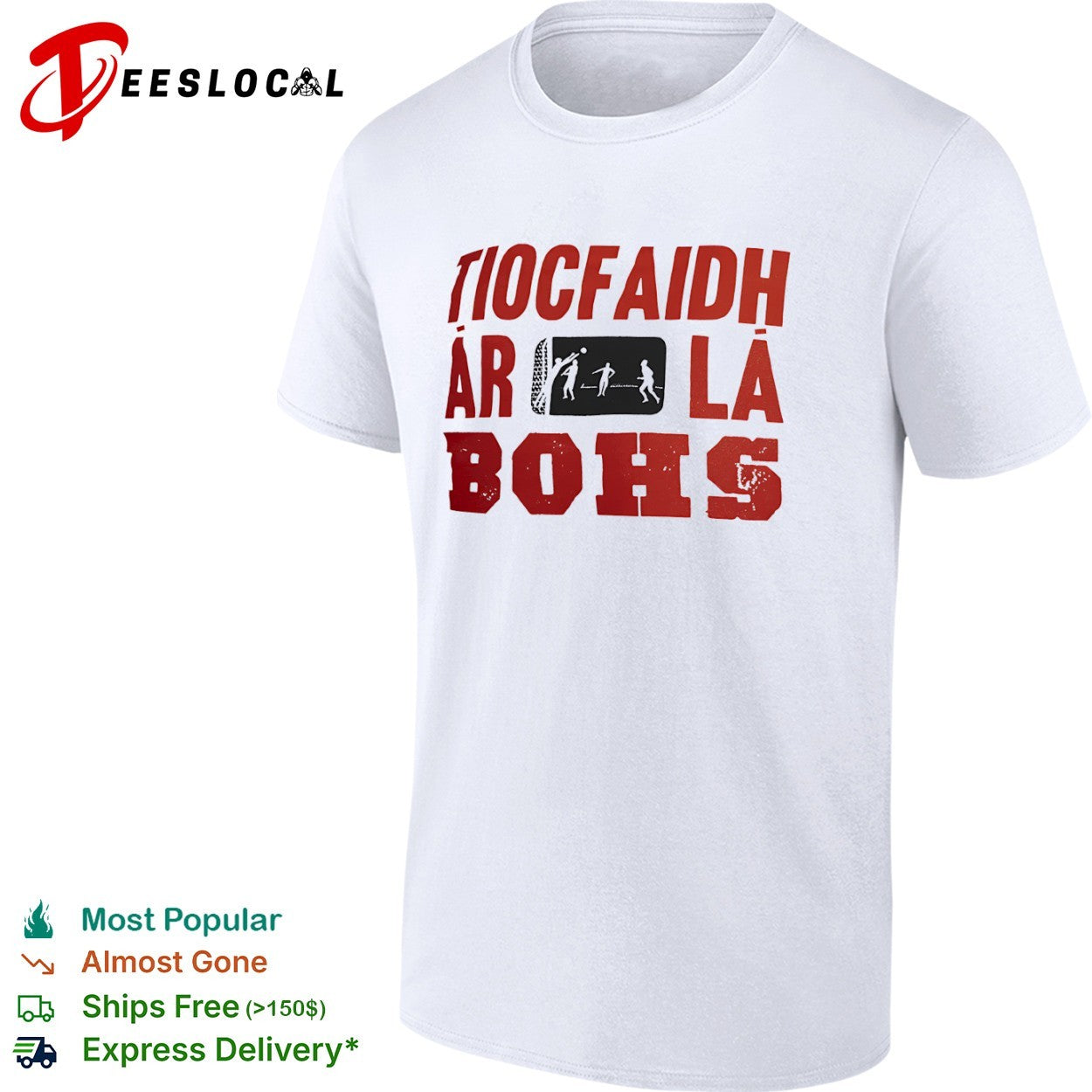 Tiocfaidh ar la Bohs soccer shirt
