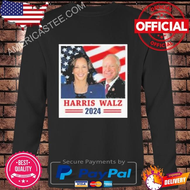 Harris walz 2024 shirt usa flag harris 2024