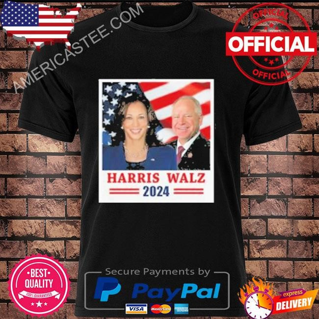 Harris walz 2024 shirt usa flag harris 2024