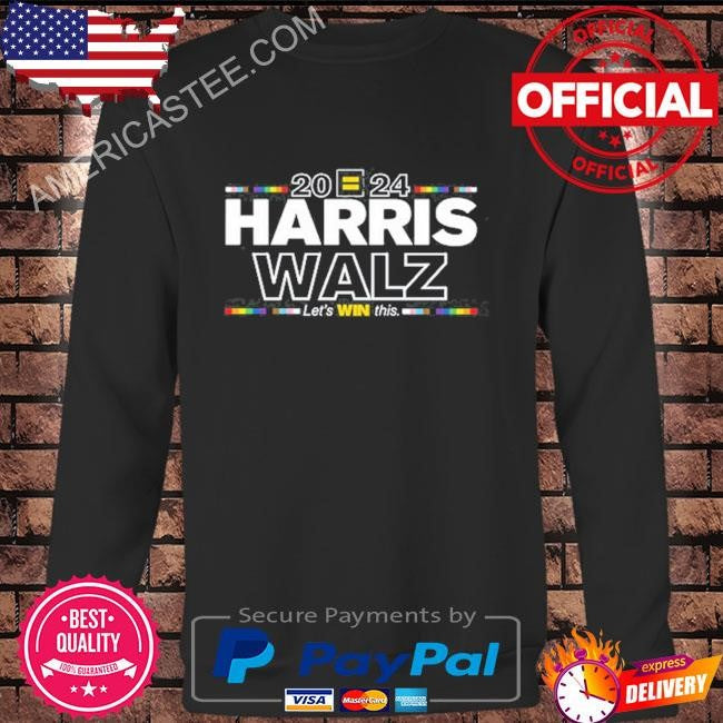 Human right campaign harris walz 2024 let win this shirt