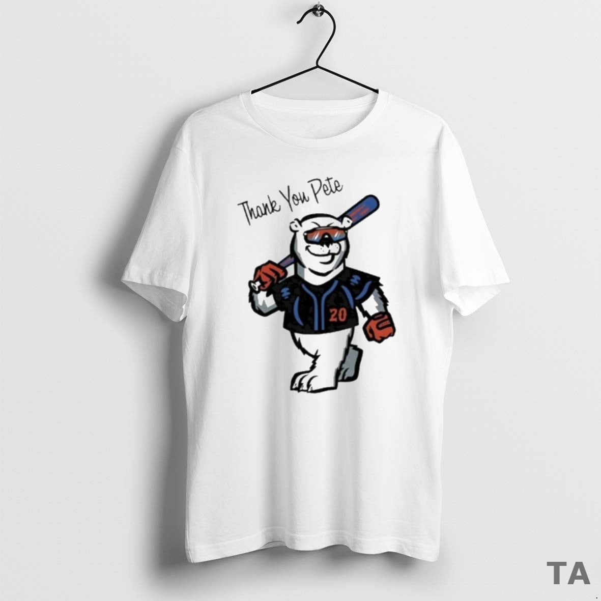 Top Thank You Pete Alonso Polar Bear New York Mets T-Shirts, Hoodie, Sweatshirt
