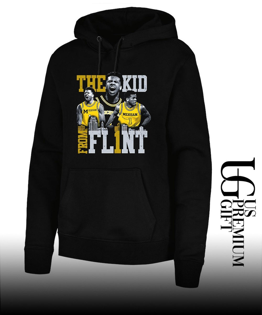 Trey McKenney The Kid from Flint Michigan Wolverines basketball shirt