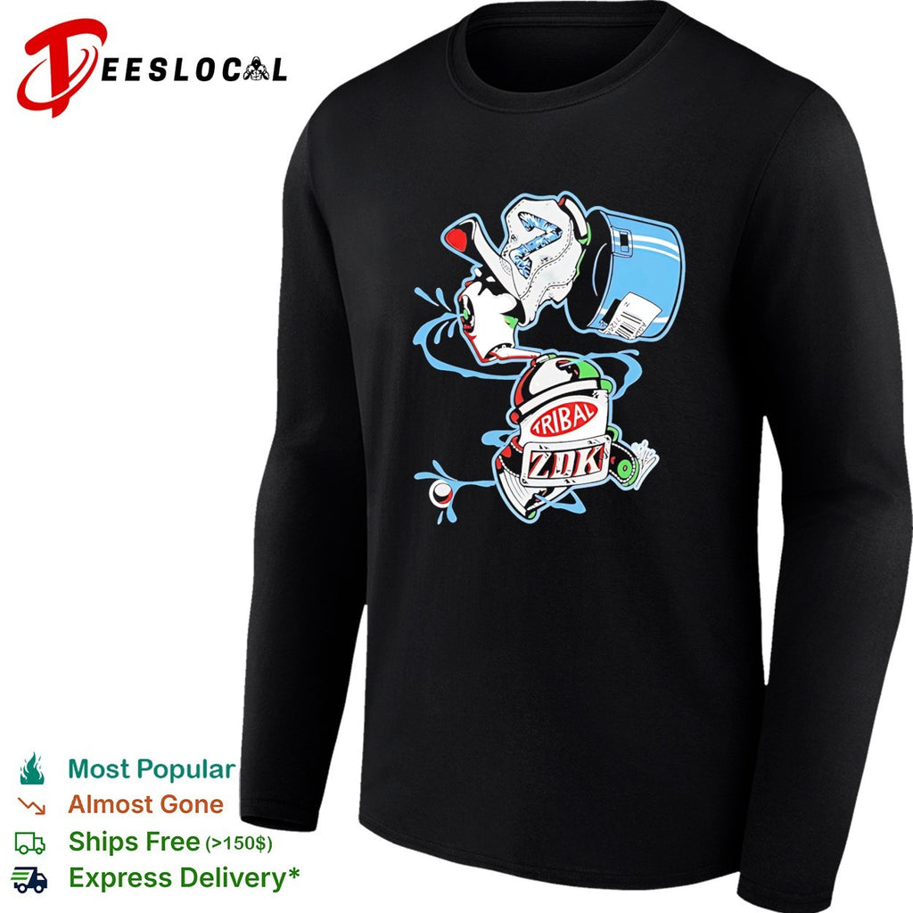 Tribal ZDK Spraying Paint art logo shirt