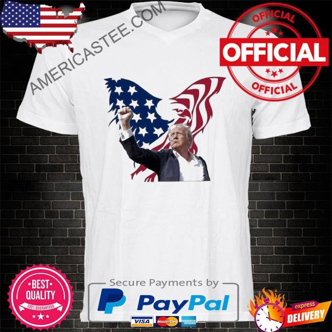 Trump Assassination Attempt 2024 USA Flag Eagle T-Shirt