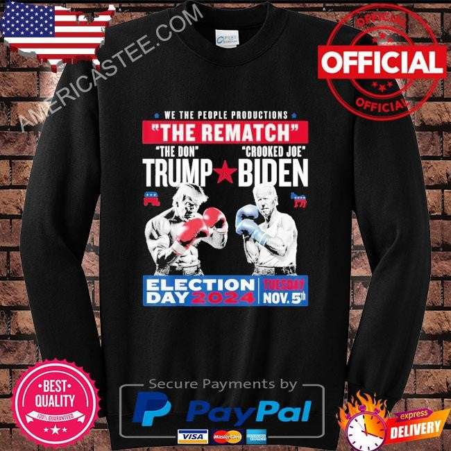 Trump and crooked joe biden The rematch the don election 2024 shirt