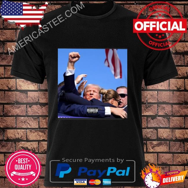 Trump being taken off stage by secret service shirt