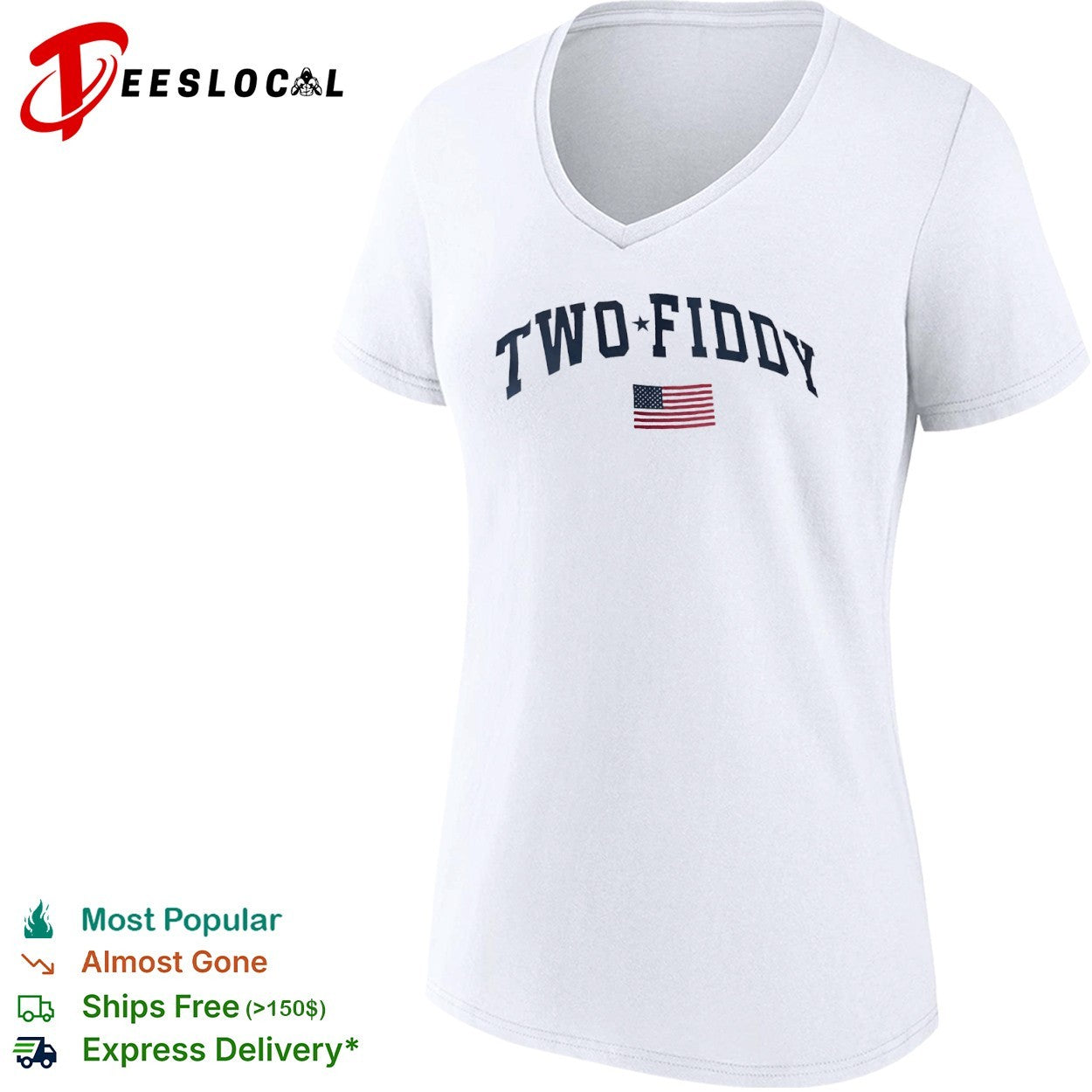 Two Fiddy USA shirt