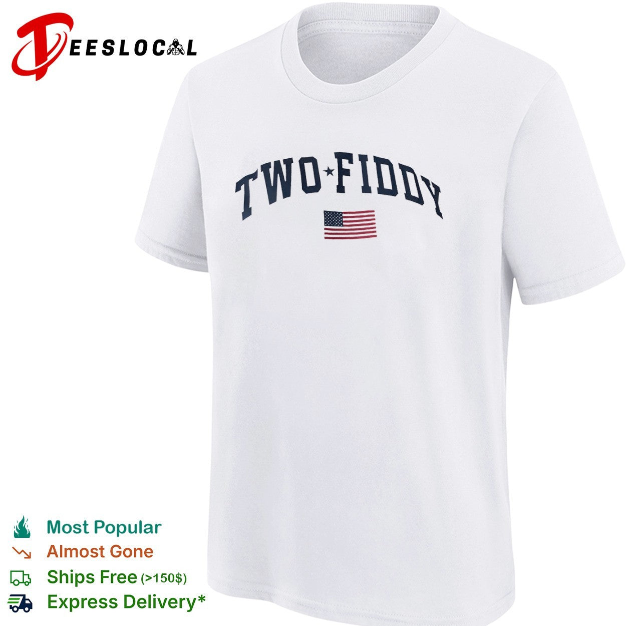Two Fiddy USA shirt