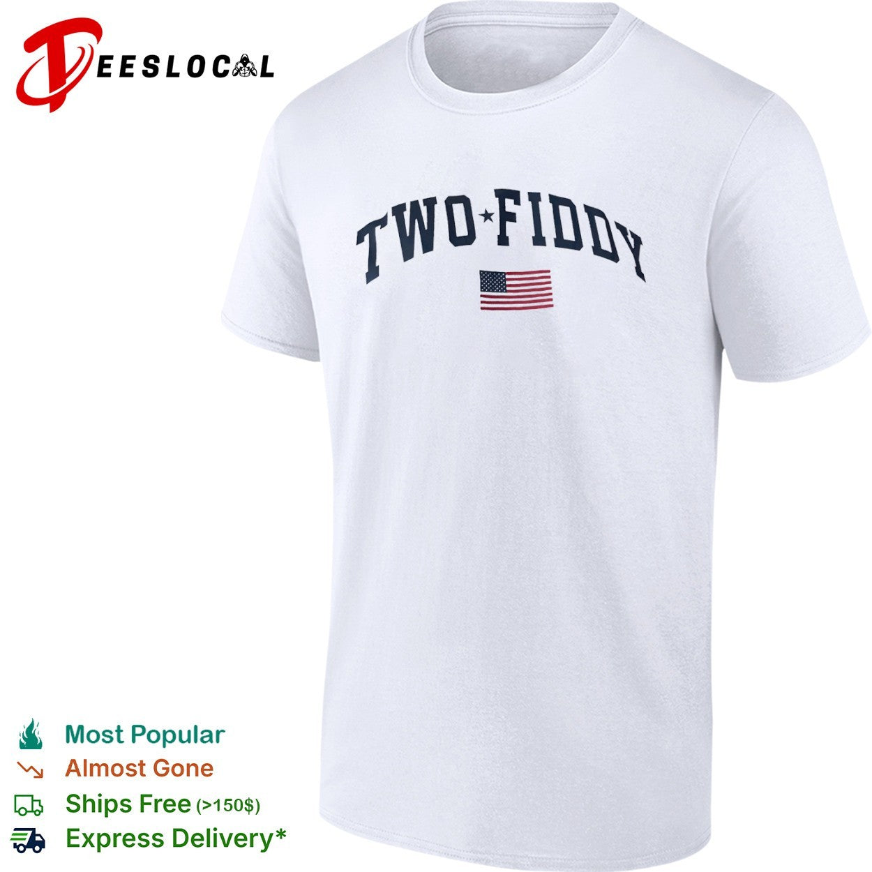 Two Fiddy USA shirt