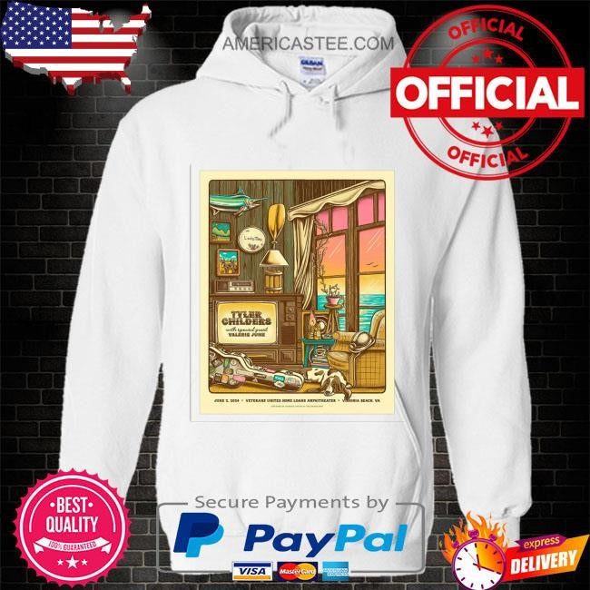 Tyler childers june 2 2024 veterans united home loans amphitheater virginia beach va poster shirt
