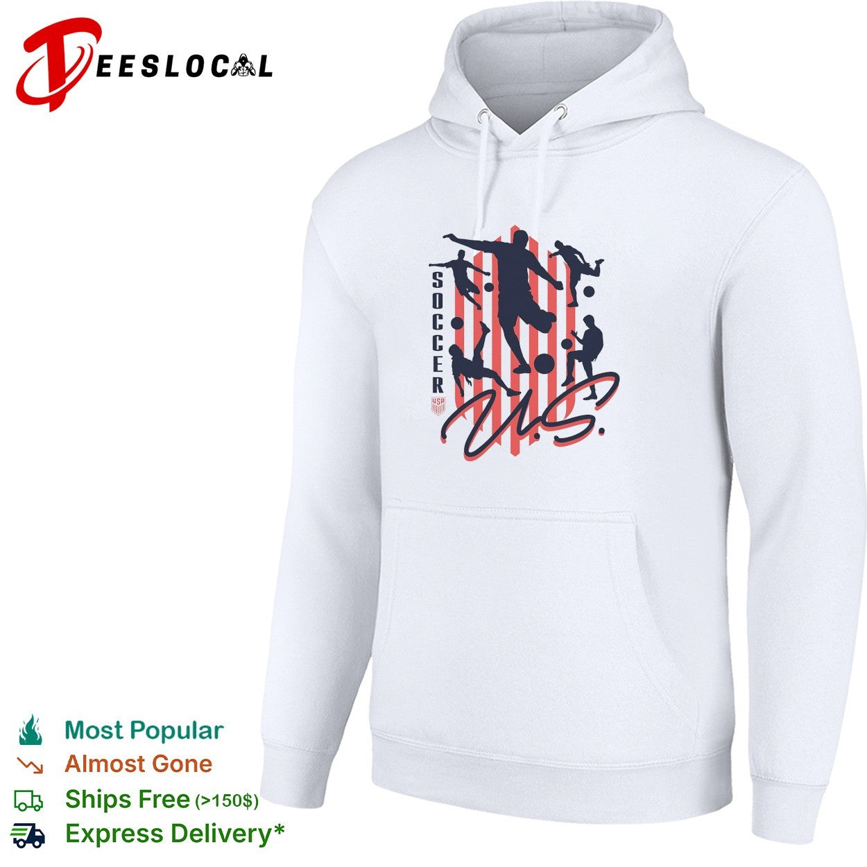 US soccer players silhouette sport shirt