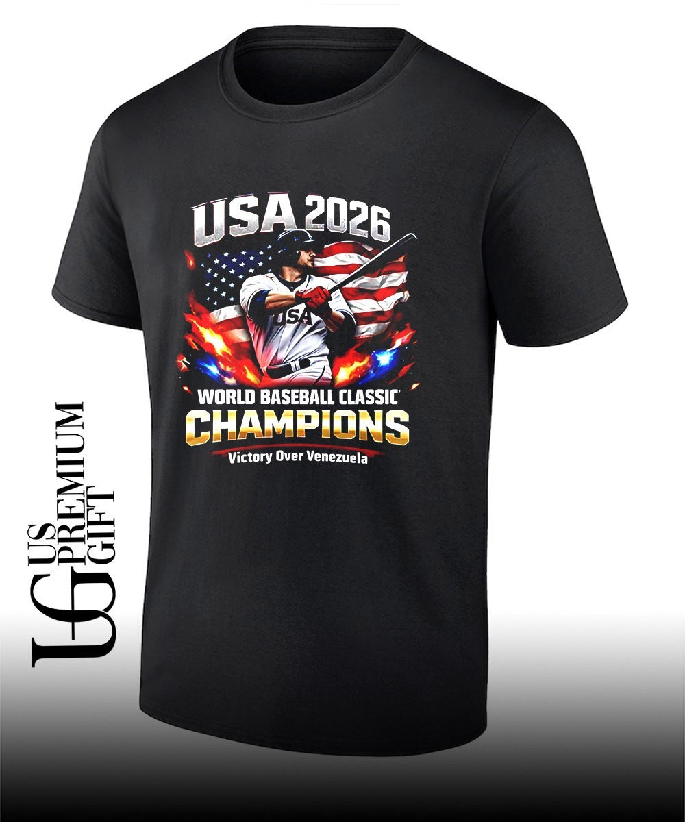 USA 2026 World Baseball Classic Champions Victory Over Venezuela shirt