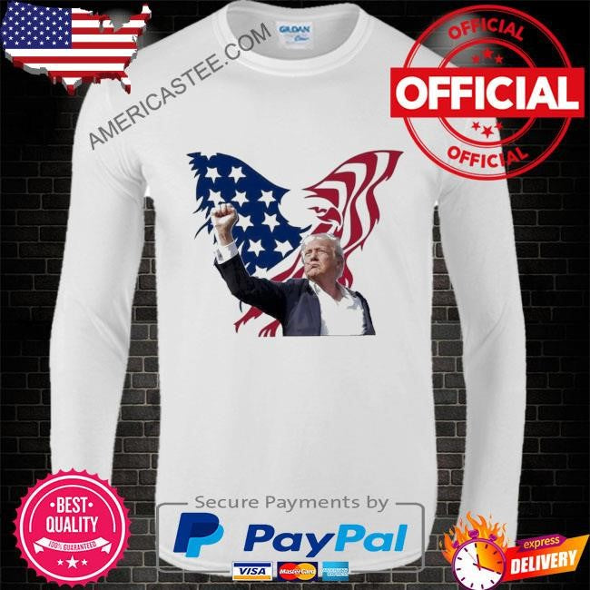 USA Flag Eagle Trump Assassination Attempt 2024 T-Shirt