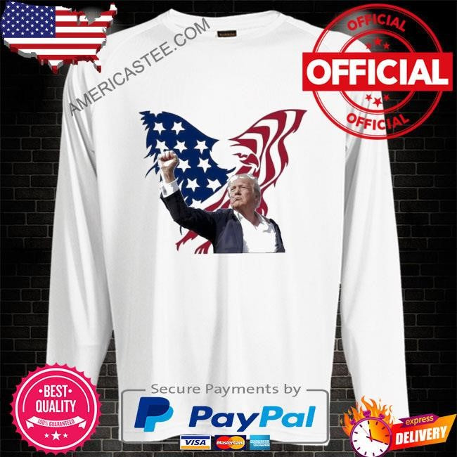 USA Flag Eagle Trump Assassination Attempt 2024 T-Shirt