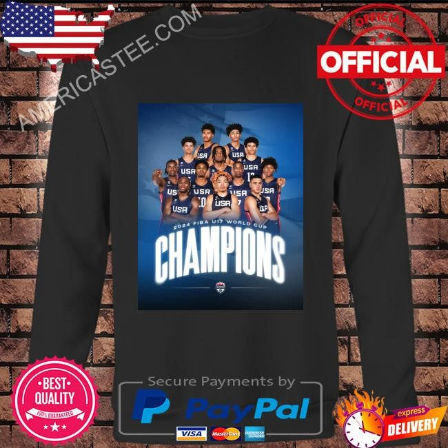 USA basketball Seventh straight fibau17 gold medal for usabmu17 shirt
