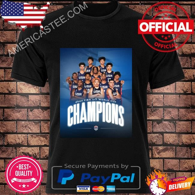 USA basketball Seventh straight fibau17 gold medal for usabmu17 shirt