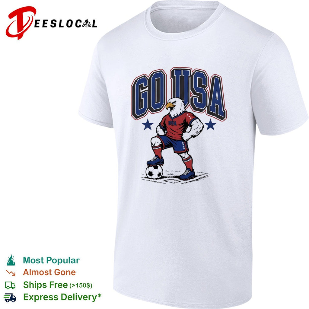 USA soccer go eagle mascot shirt