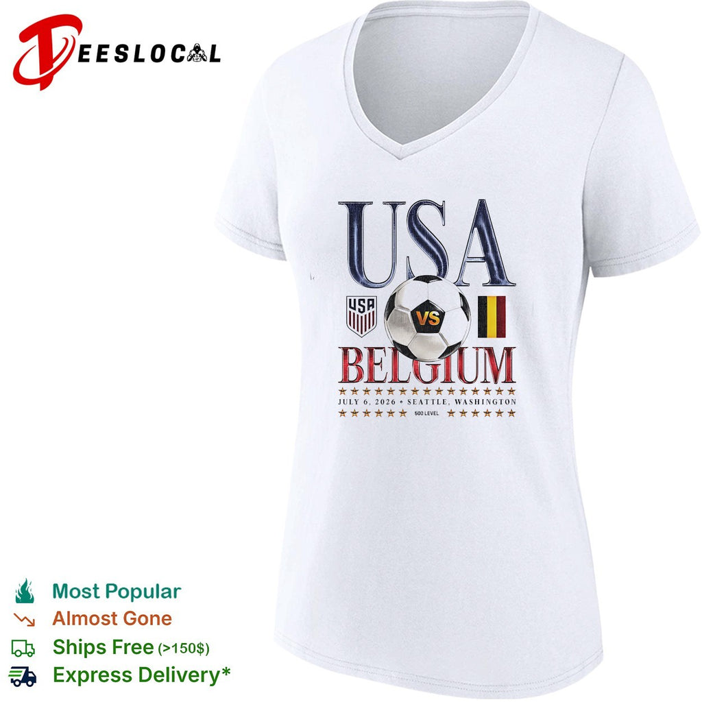 USA vs Belgium July 6 2026 Seattle Washington soccer shirt
