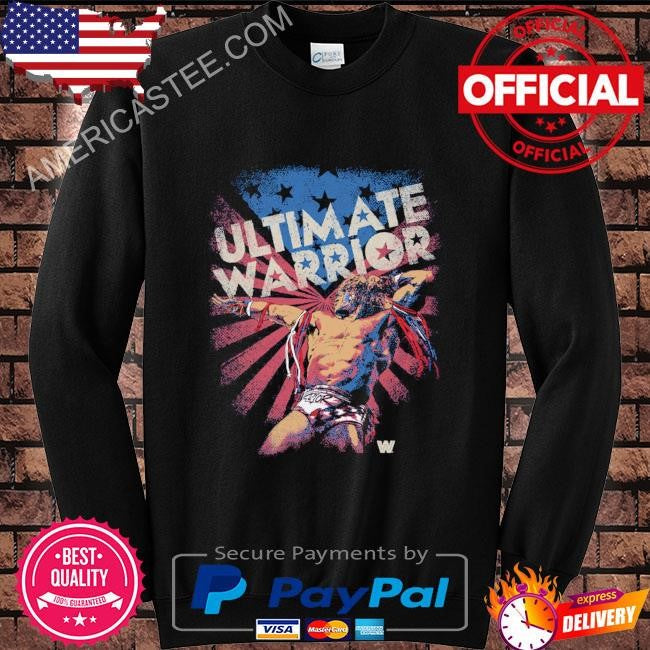 Ultimate warrior American flag shirt