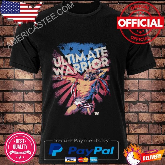 Ultimate warrior American flag shirt