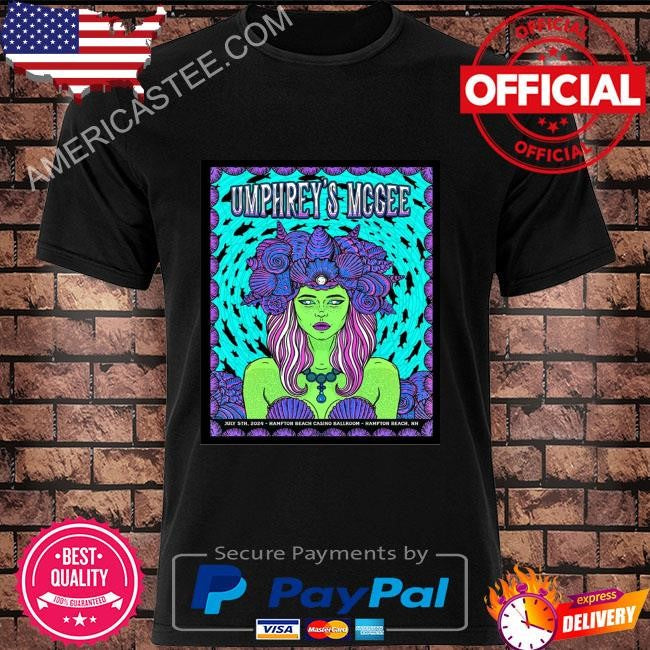 Umphrey’s mcgee jul 5 2024 hampton beach nh poster shirt