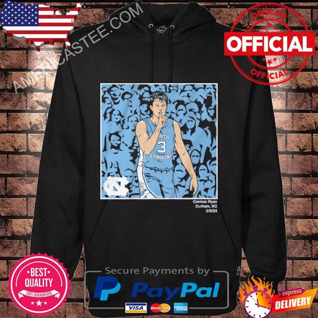 Unc basketball cormac ryan shhh shirt