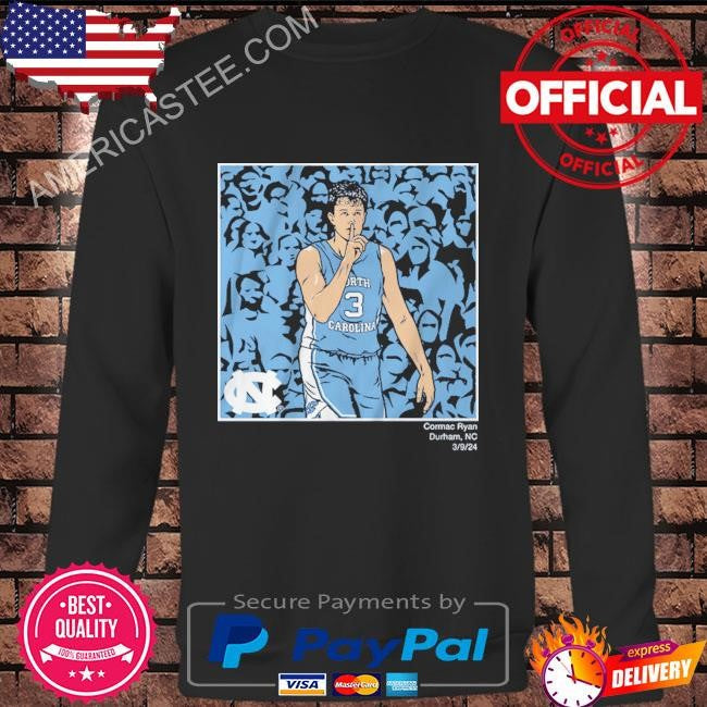 Unc basketball cormac ryan shhh shirt