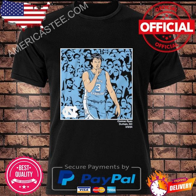 Unc basketball cormac ryan shhh shirt