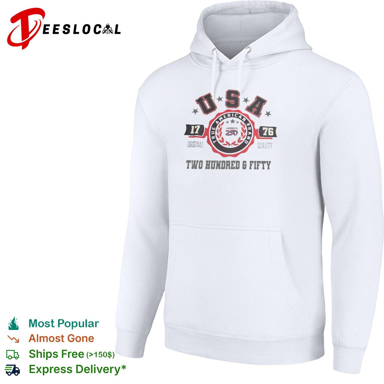 Usa 1776 true american brand America 250 two hundred and fifty shirt