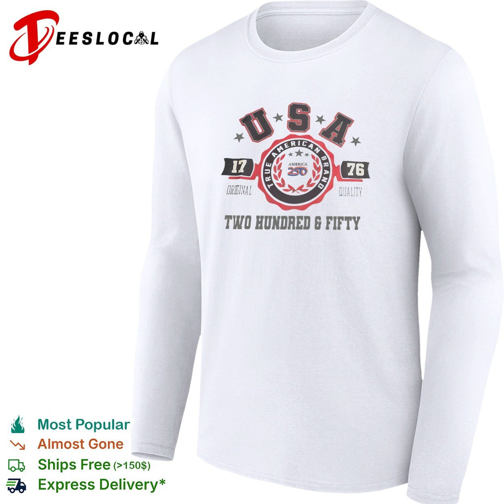 Usa 1776 true american brand America 250 two hundred and fifty shirt