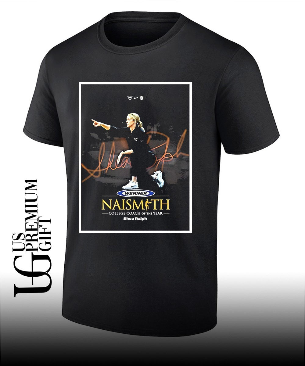 Vanderbilt Wbb Werner Ladder 2026 Naismith College Coach Of The Year Shea Ralph signature shirt
