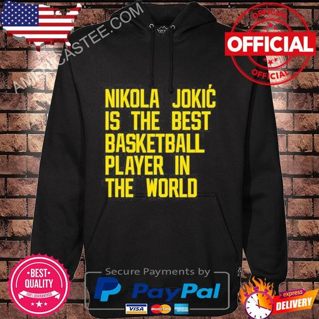 Vic lombardi wearing nikola jokic best basketball player in the world shirt