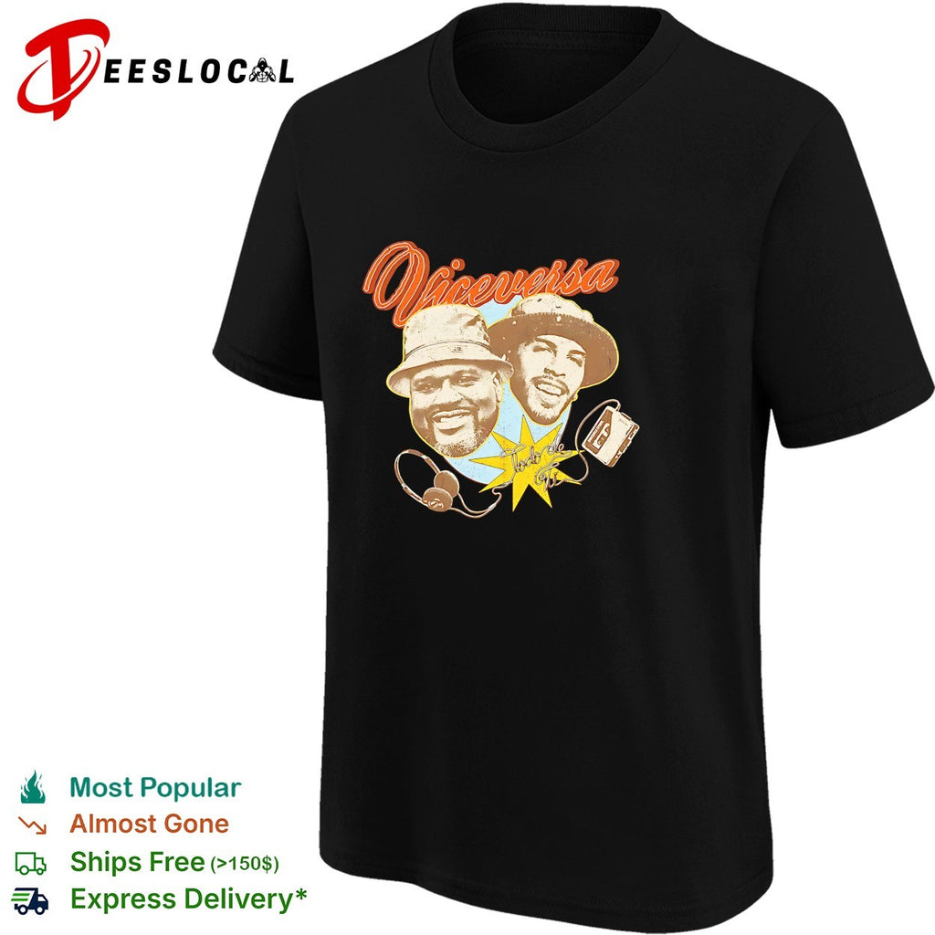 Viceversa Todo de Ti two men faces cassette tape headphones shirt