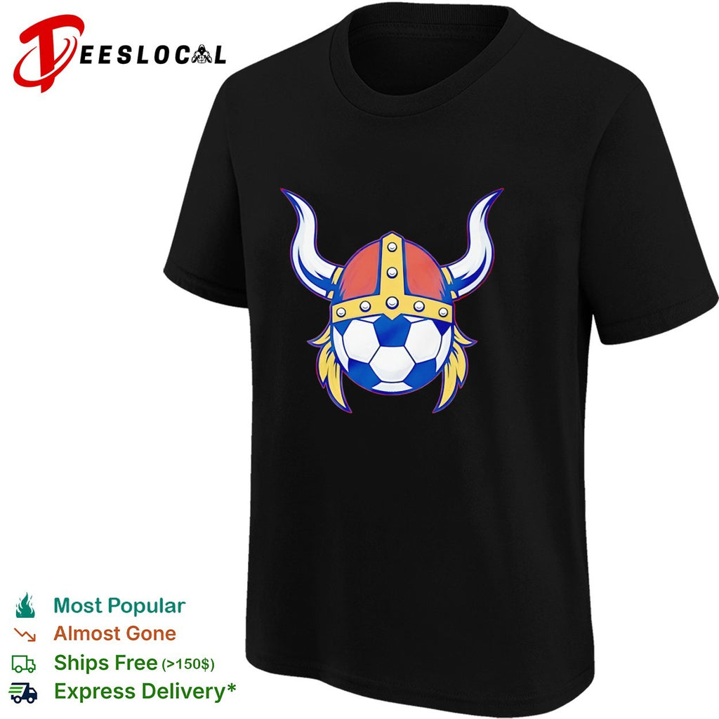 Viking Soccer Helmet Football Sports Shirt