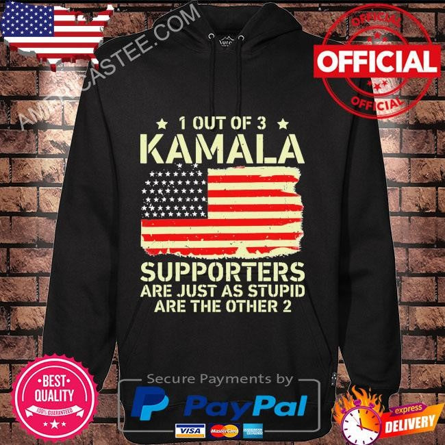 Vintage 1 out of 3 kamala anti joke American flag usa shirt