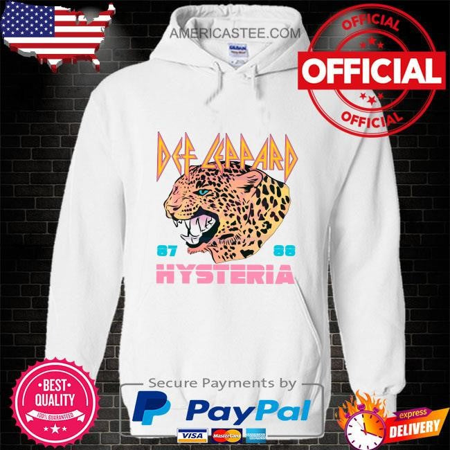 Vintage 80s rock band def leppard hysteria shirt
