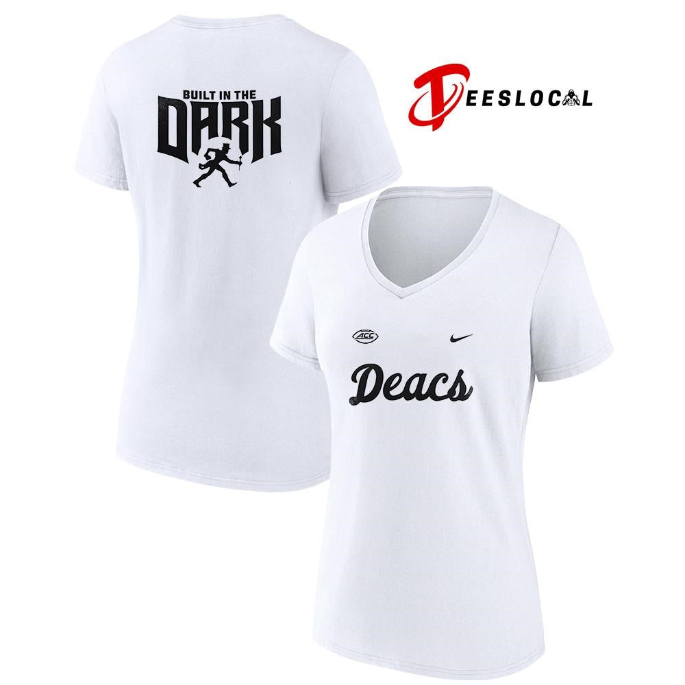 Wake Forest Demon Deacons built in the dark logo shirt