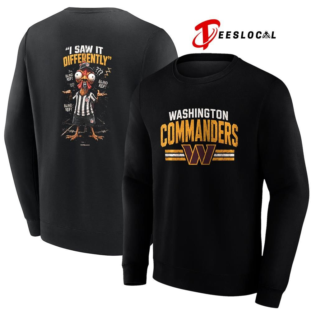 Washington Commanders Blind ref I saw it differently shirt