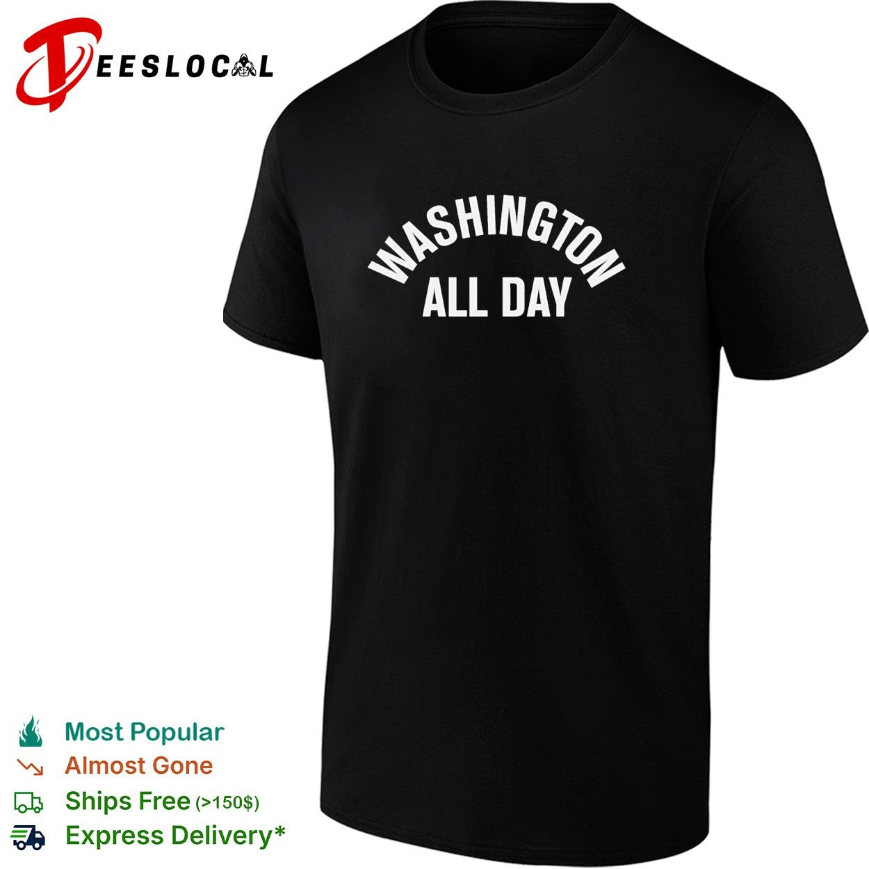 Washington Nationals baseball all day shirt
