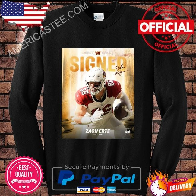 Washington commanders zach ertz a new threat on offense shirt