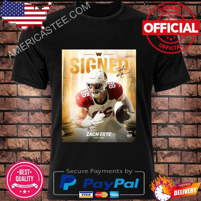 Washington commanders zach ertz a new threat on offense shirt
