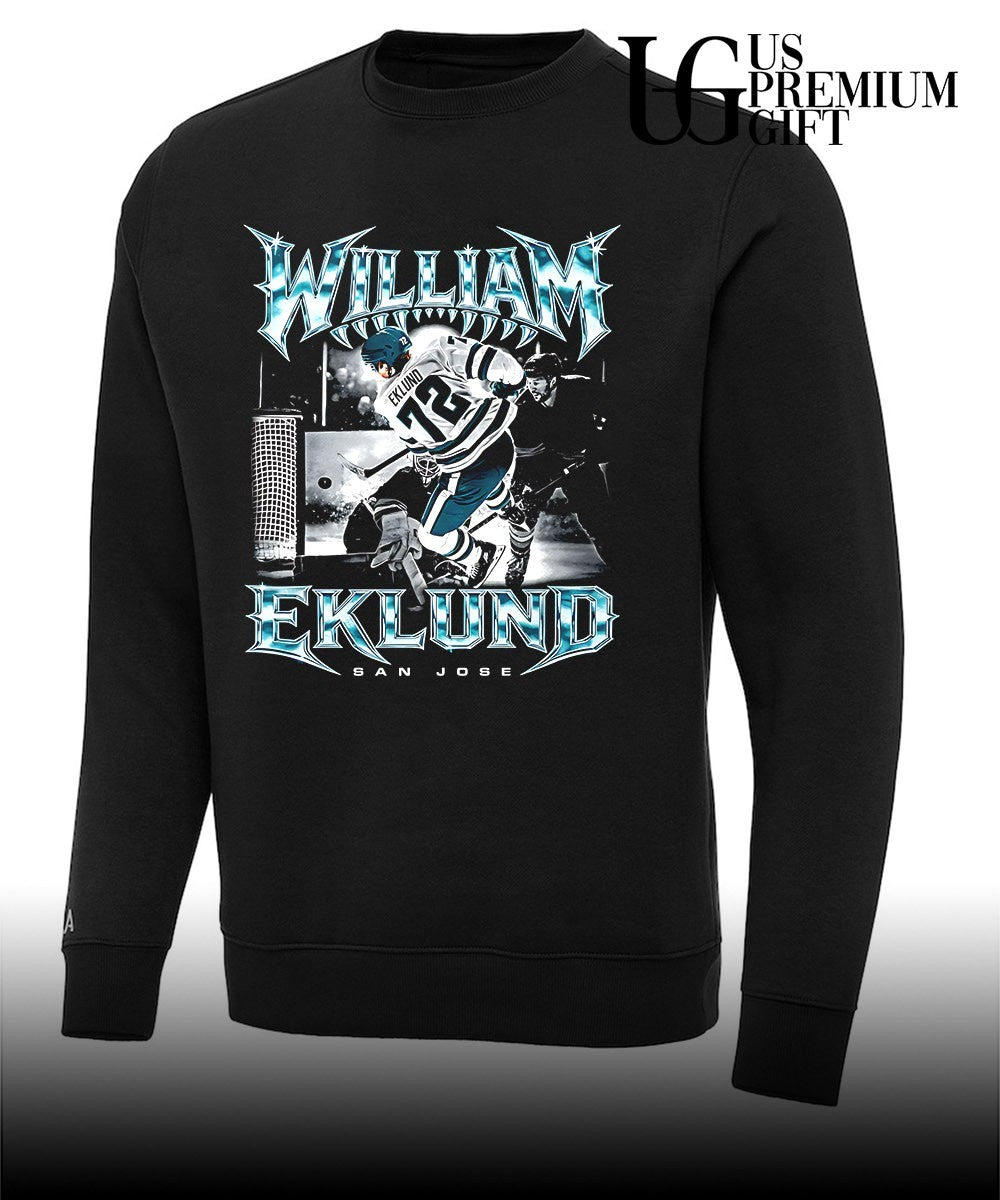 William Eklund San Jose Sharks Goal Of The Year signature graphic shirt