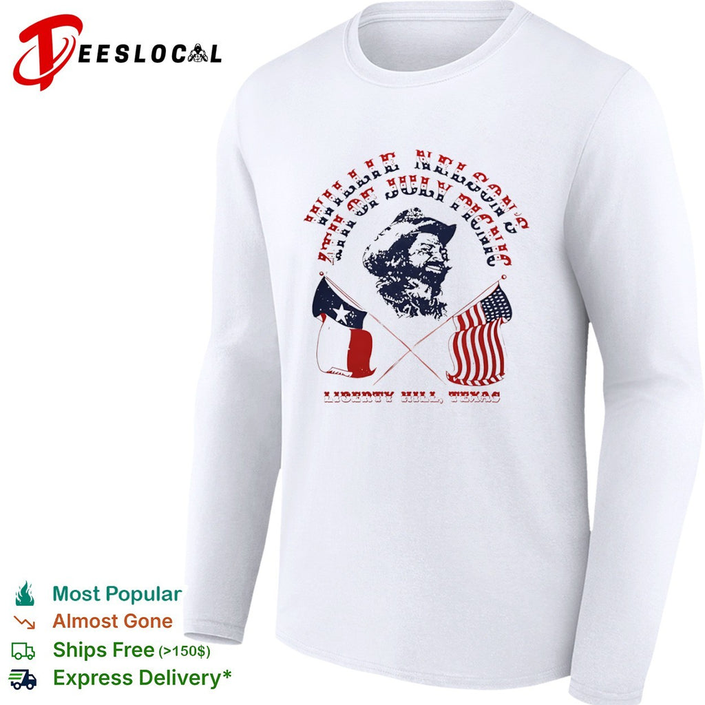 Willie Nelson 4th of July Picnic Liberty Hill Texas Patriotic Country Music shirt
