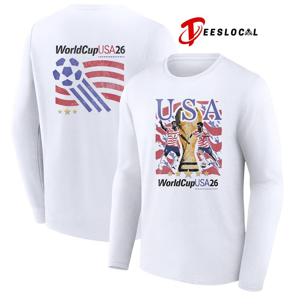 World Cup USA 26 trophy graphic shirt