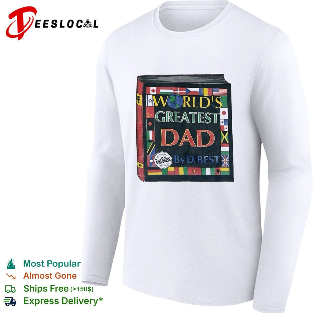 World’s greatest dad bestseller book cover shirt