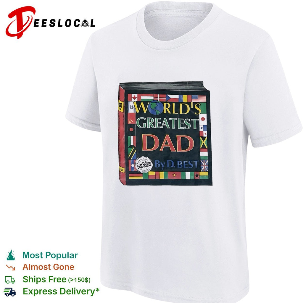 World’s greatest dad bestseller book cover shirt