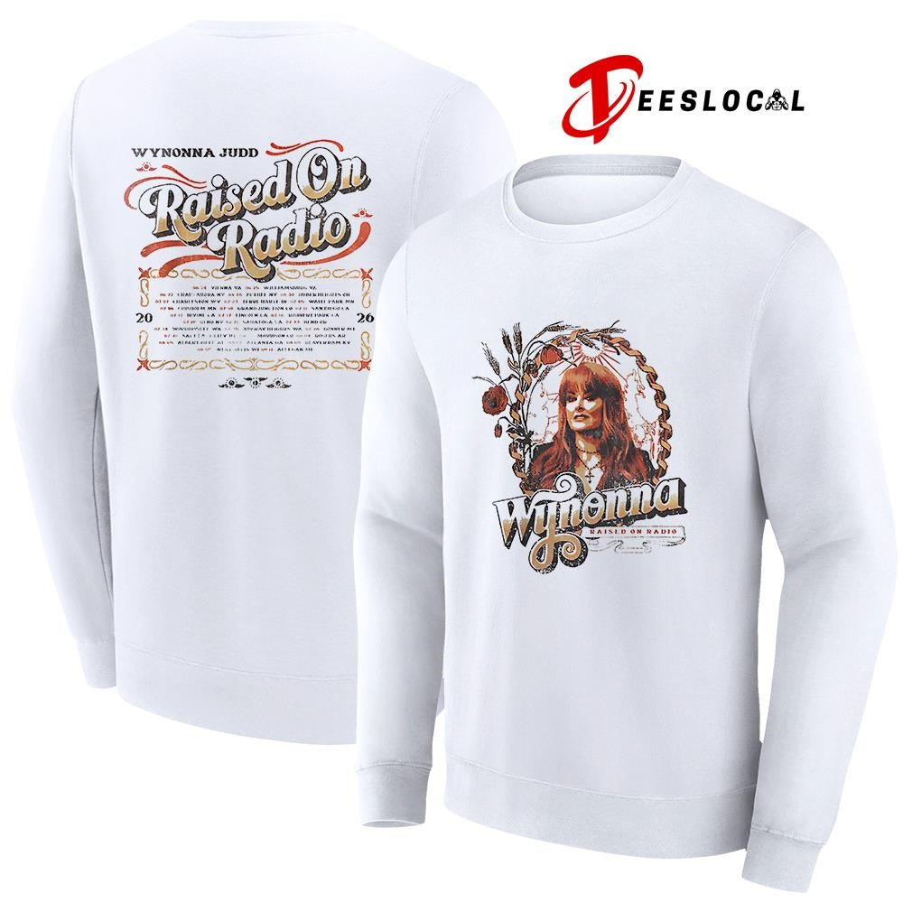 Wynonna Judd Raised On Radio tour graphic shirt