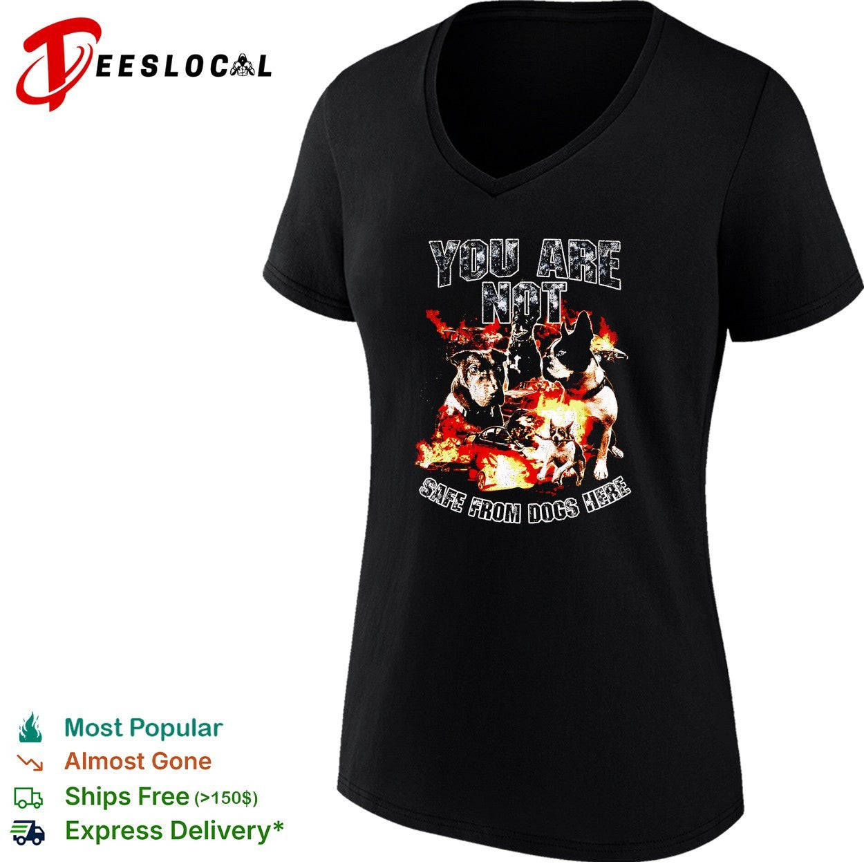 You are not safe from dogs here multiple dogs explosion shirt