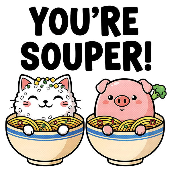 You Re Souper Kawaii Soup Cat And P